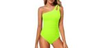 Holipick One Shoulder - Stylish Tummy Control Swimsuit