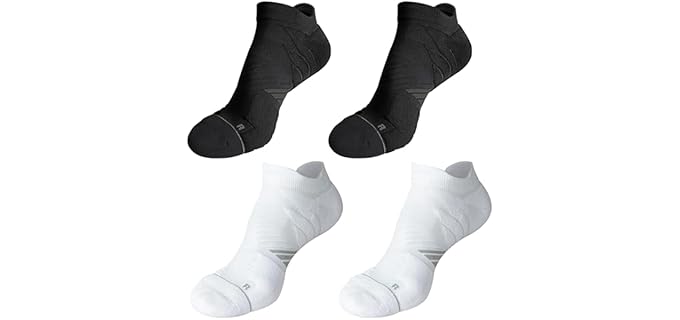 Hylaea Unisex Coolmax - Seamless Anti-Blister Running Socks