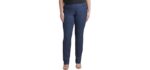 JAG Jeans Peri - Pull-On Mid-Rise Straight Jeans