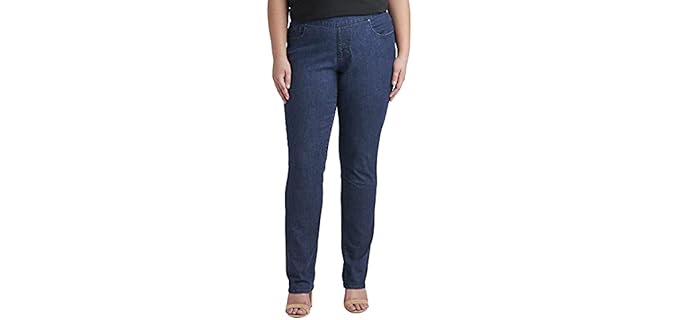 JAG Jeans Peri - Pull-On Mid-Rise Straight Jeans