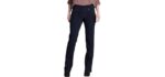 Jag Paley - Mid-Rise Pull-On Bootcut Jeans with Comfort
