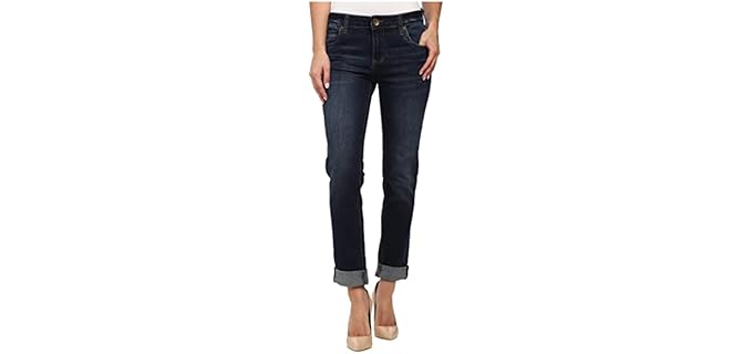 KUT from the Kloth Catherine - Relaxed Boyfriend Jeans with Feminine Straight Fit