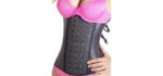 LadySlim by NuvoFit Store Reductora - Latex Waist Trainer Cincher for Women