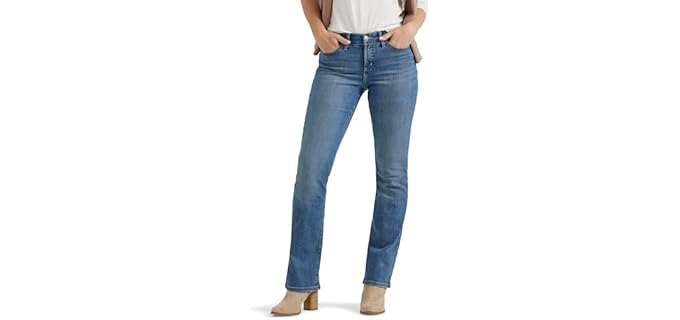 Lee Ultra Lux - Mid-Rise Bootcut Jeans with Flex Motion Waist
