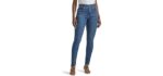 Lee Lux - High-Rise Skinny Jeans with Flex Waistband