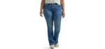 Lee Flex - Plus-Size Bootcut Jeans with Elastic Waistband