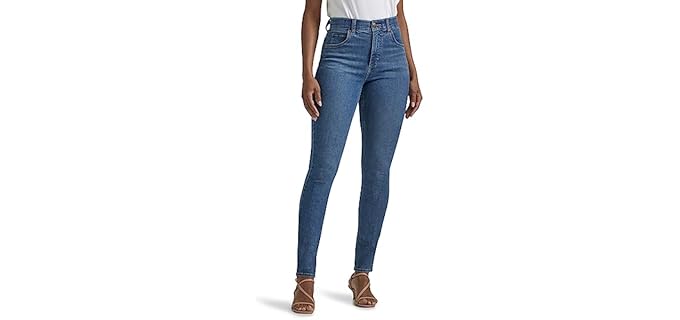 Lee Lux - High-Rise Skinny Jeans with Flex Waistband