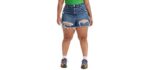 Levi's Women's 501 Original - Sporty Regular-Fit Shorts with Adjustable Waist