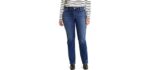 Levi’s Women's Straight - Classic Straight Jeans with Comfy Stretch Fit