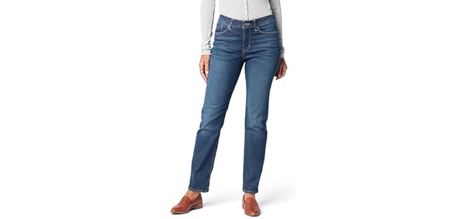 Levi Strauss - Curvy Mid-Rise Jeans with Shaping Support