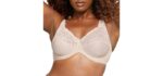 Bali Lilyette - Elegant Lace-Trimmed Minimizer Full Coverage Bra