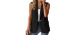 Mina Self Sleeveless - Fully Lined Vest with Modern Fit