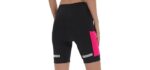 Nooyme Women's Pull On - Breathable Cycling Shorts with 4D Padding