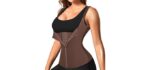 Nebility Adjustable - Zipper Waist Trainer Corset Tank Top