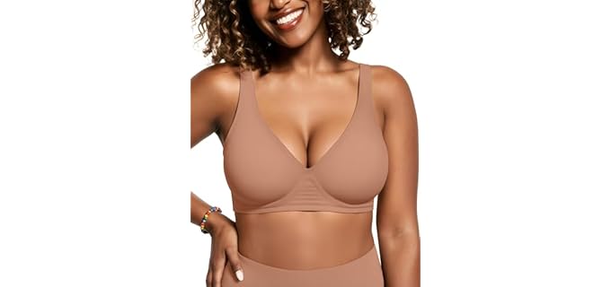 Oeak Deep V - Seamless Wireless Push-Up Bra