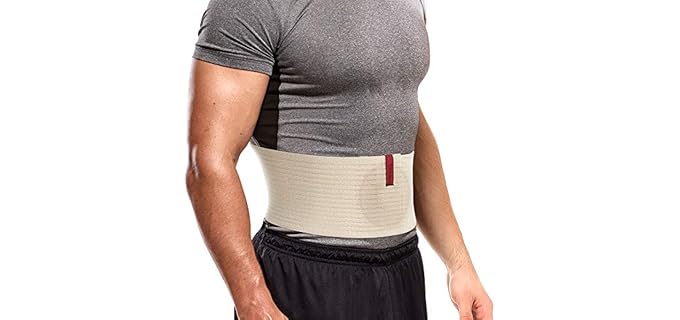 Ortonyx Unisex OX5241 - Slim Umbilical Hernia Belt with Targeted Support