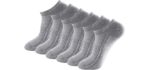 Pauboland Men's Anti Odor - No-Show Socks with Silver Ion & Breathable Mesh