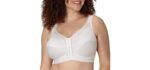 Playtex 4695 - Front-Close Wireless Full Support Bra
