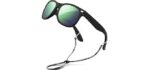Rivbos Unisex RBK004 - Durable Polarized Sunglasses for Active Kids