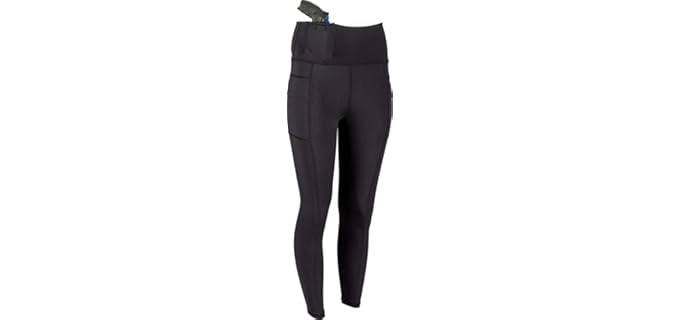 Trybe Tactical - Front & Rear Pockets Concealed Carry Leggings