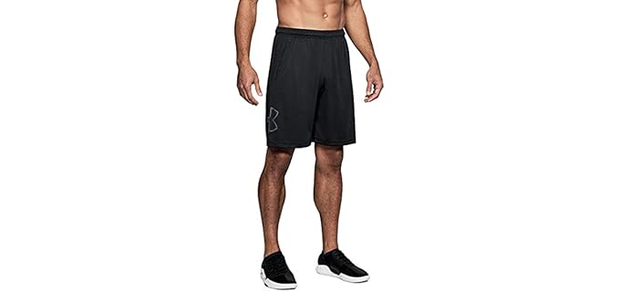 Under Armour Men's Tech Graphic - Sporty Regular-Fit Shorts with Adjustable Waist