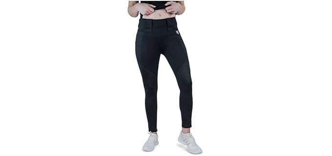 Vakandi Apparel Crusader - Tactical Mid-Waist Leggings with 8 Pockets