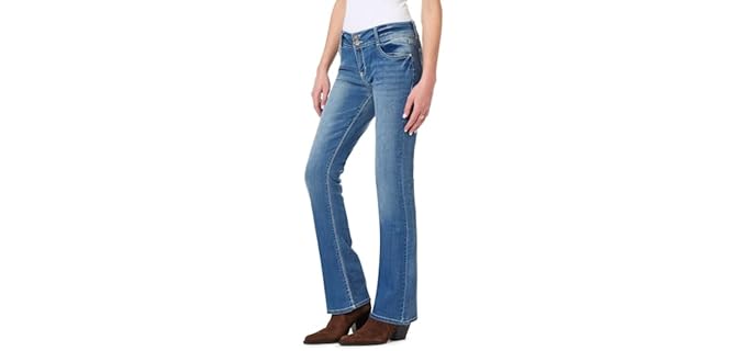 WallFlower Luscious - Mid-Rise Bootcut Jeans with Insta-Stretch Denim