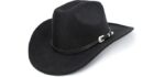 XuoAz Unisex Classic - Classic Roll-Up Fedora with Adjustable Fit