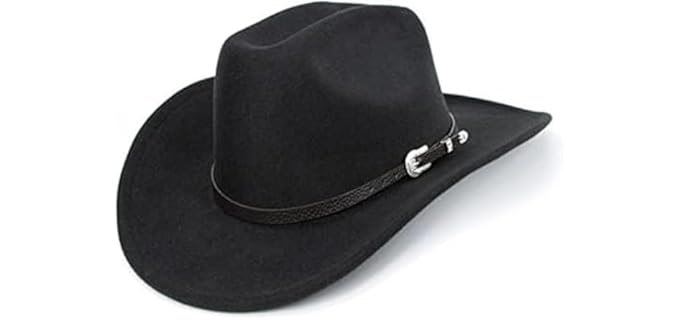 XuoAz Unisex Classic - Classic Roll-Up Fedora with Adjustable Fit