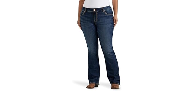 Wrangler Retro Mae - Mid-Rise Stretch Boot Cut Jeans