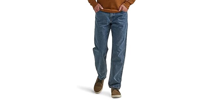 Wrangler Authentics Men's Classic - Men's Relaxed Fit Cotton Jeans