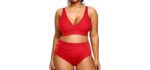 Yonique High Waisted - Plus Size Two-Piece Bikini