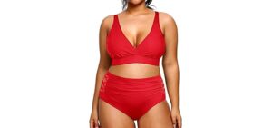 Yonique High Waisted - Plus Size Two-Piece Bikini