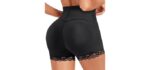 Aosboei Hip Enhancer - Seamless Butt Lifter Panties with Pads & Tummy Control