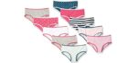 Amazon Essentials Bikini - Girls' Bikini Underwear Multipack