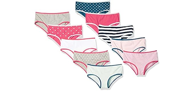 Amazon Essentials Bikini - Girls' Bikini Underwear Multipack
