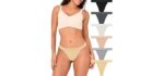 Bamboo Cool Stretchy Lace - Breathable Bamboo Lace Thongs