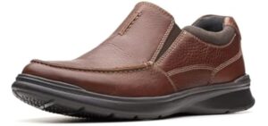 Clarks Men's Cotrell Free - Slip-On Walking Shoes for Seniors