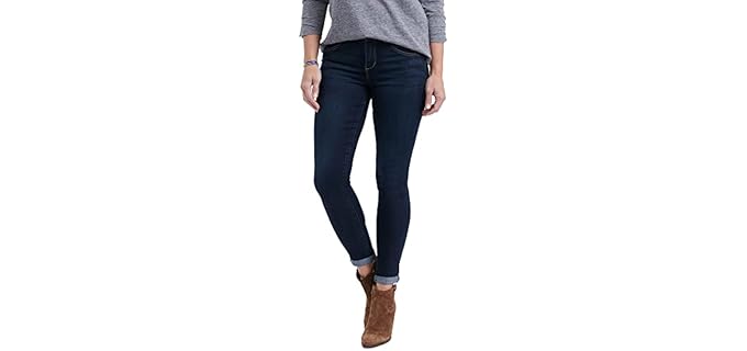 Democracy Ab Solution - Slimming Stretch Ankle Jeans with Ab Technology