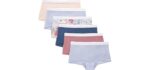 Hanes Originals - Girls Originals Hipster Underwear 6-Pack