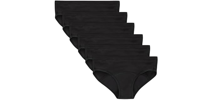 Hanes Period - Girls Period Hipster Underwear, Moderate Protection