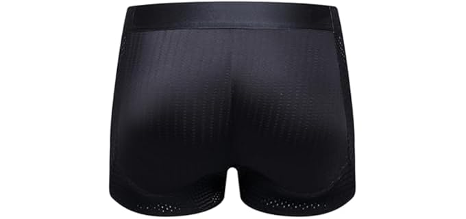 Jockymail Men's Enhancing - Butt Padded Mesh Enhancement Boxer Briefs