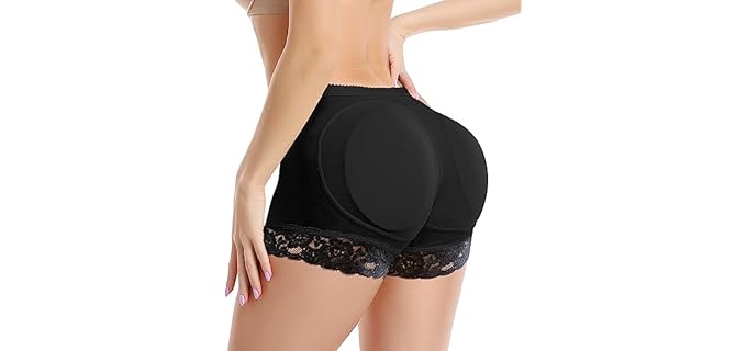 Kiwi Rata Seamless - Lace Butt Lifter Padded Panties