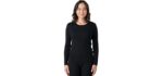 Lapasa Women's Base Layer - Soft Warmth Merino Wool Thermal