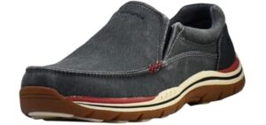 Skechers Men's Avillo - Slip-On Walking Shoes for Seniors