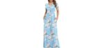 Viishow Maxi - Floral Maxi Dress with Pockets