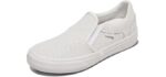 Vans Women's Deluxe - Classic Slip-On Sneakers for Seniors