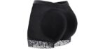 Weichens Boyshort - Seamless Padded Panties with Hip Enhancement