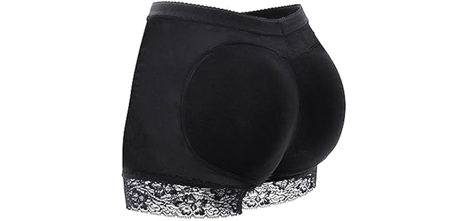 Weichens Boyshort - Seamless Padded Panties with Hip Enhancement