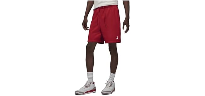Jordan by Nike Men's Brooklyn Fleece - Cozy Fleece Shorts with Jumpman Logo